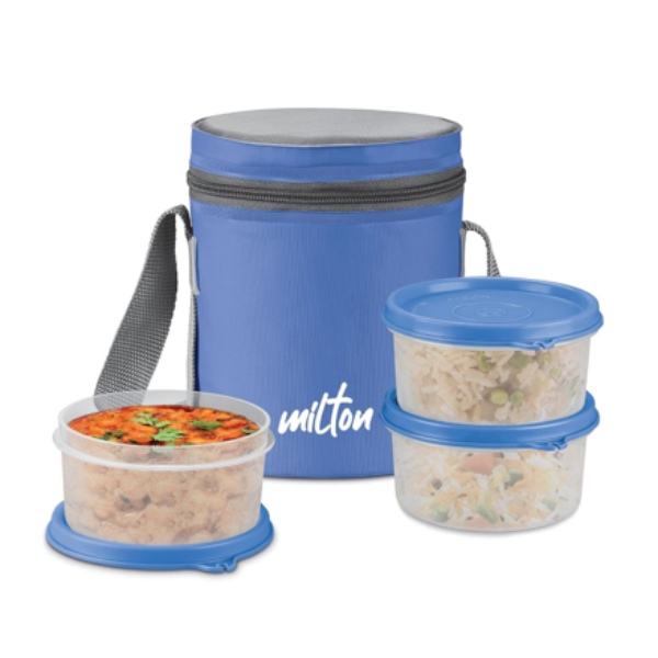 MILTON Softline Foodie Tiffin Insulated Lunch Box Set of Three